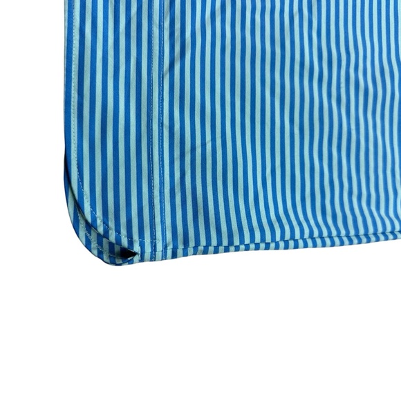 VINEYARD VINES: Girl’s Striped Blue Sleeveless Dress -Size Medium (10-12) - Picture 3 of 8